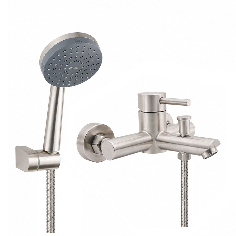 Monomando Tina Ducha Fiorenzo Inox Satinado