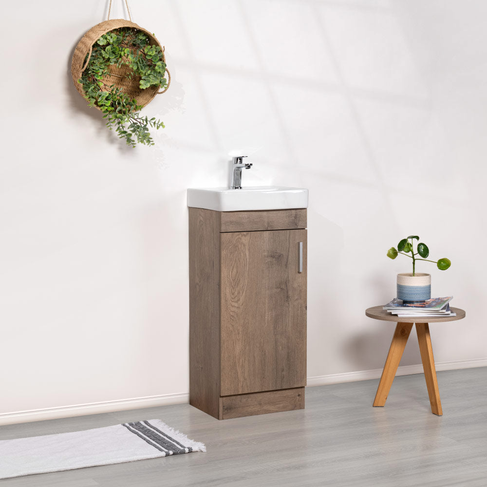 Mueble Vanitorio Claire Lenga + Cubierta 40x33x86 cm