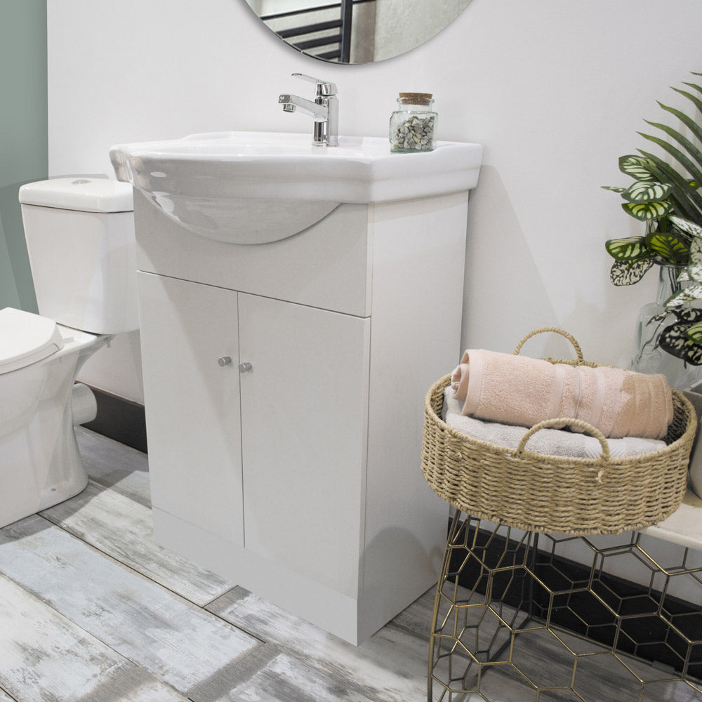 Mueble Vanitorio Completo Marie 50x43 Blanco