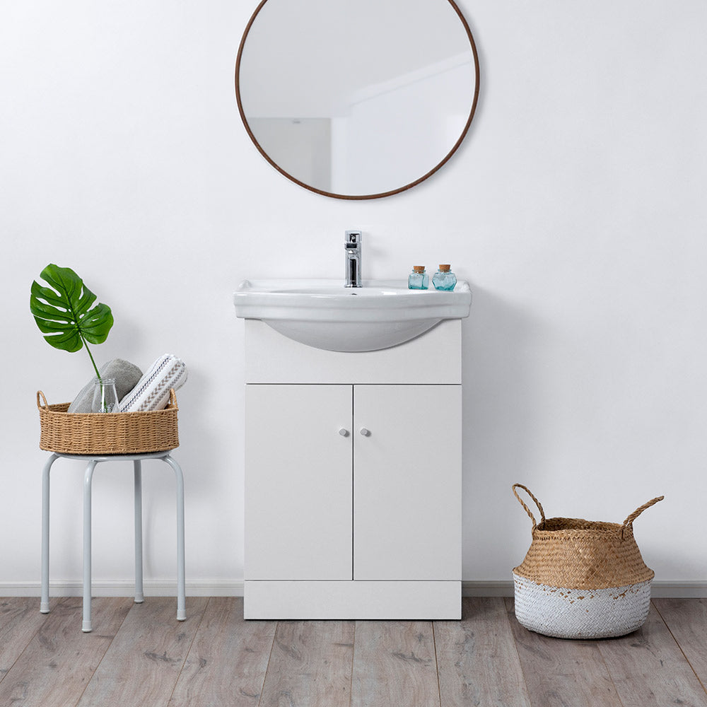 Mueble Vanitorio Completo Marie 60x43 Blanco