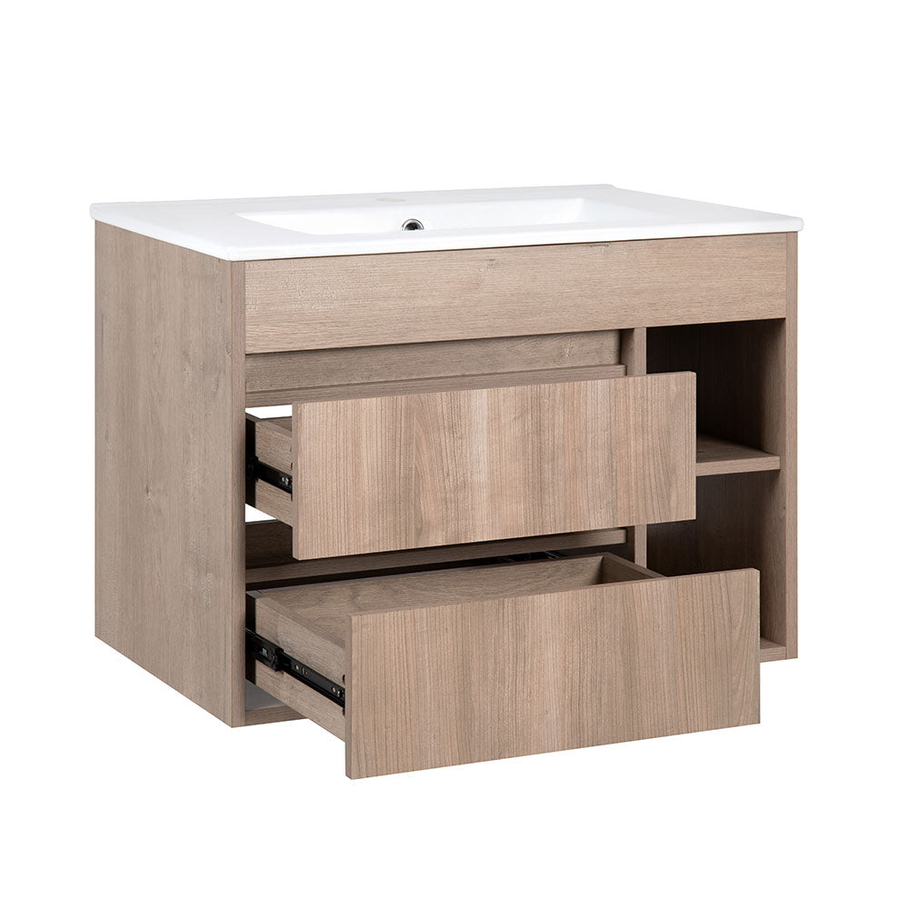 Mueble Vanitorio Paris Lenga + Cubierta 70x46x50 cm