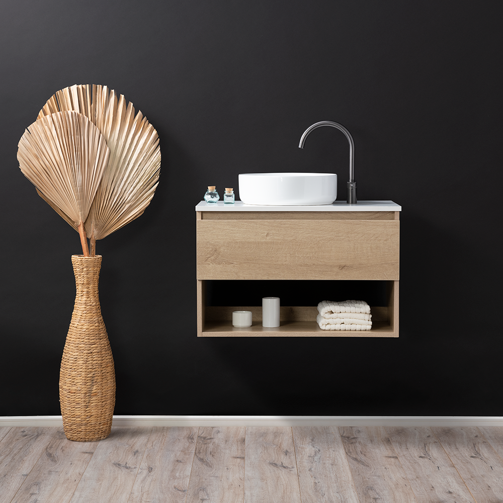 Vanitorio sobre cubierta red. 41 cm.