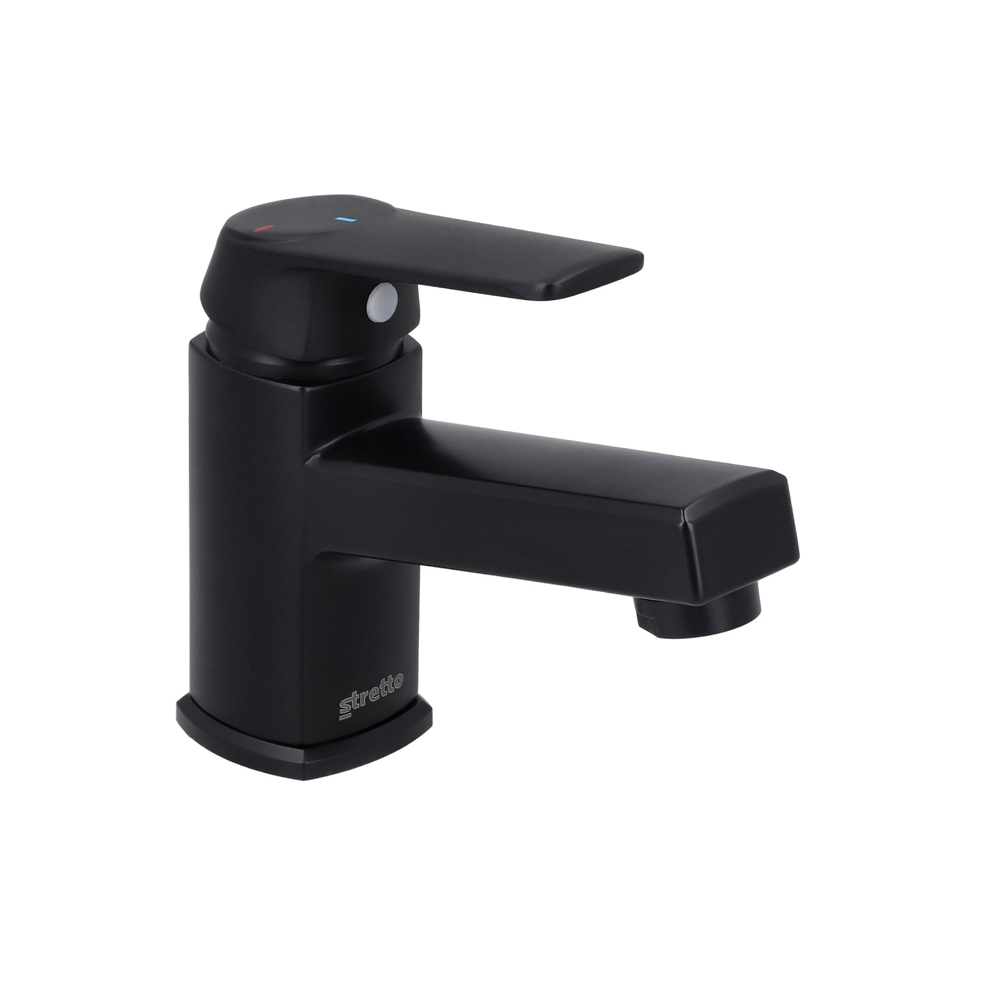 Monomando Lavamanos Módena Eco Negro Mate