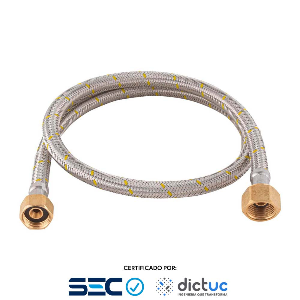Flexible para Gas HI-HI 1/2x3/8 en 60 cm