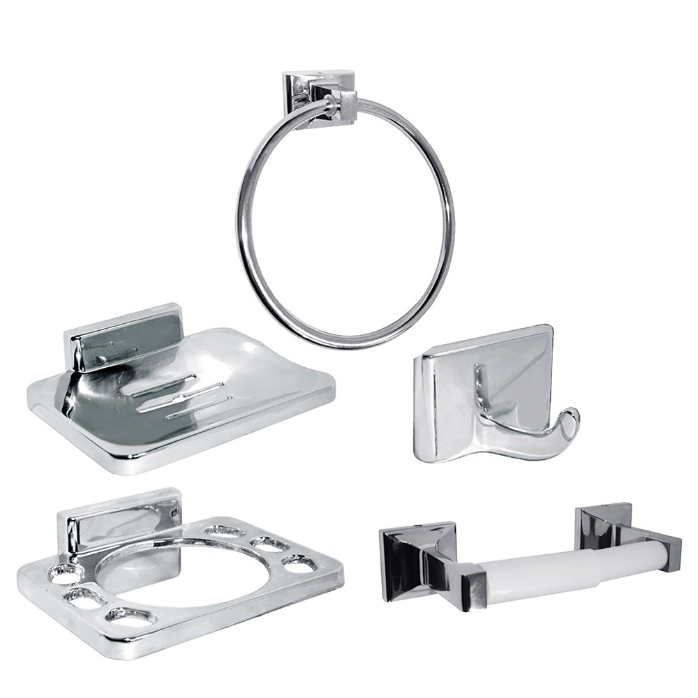 Mossini kit 5 pzas accesorios baño