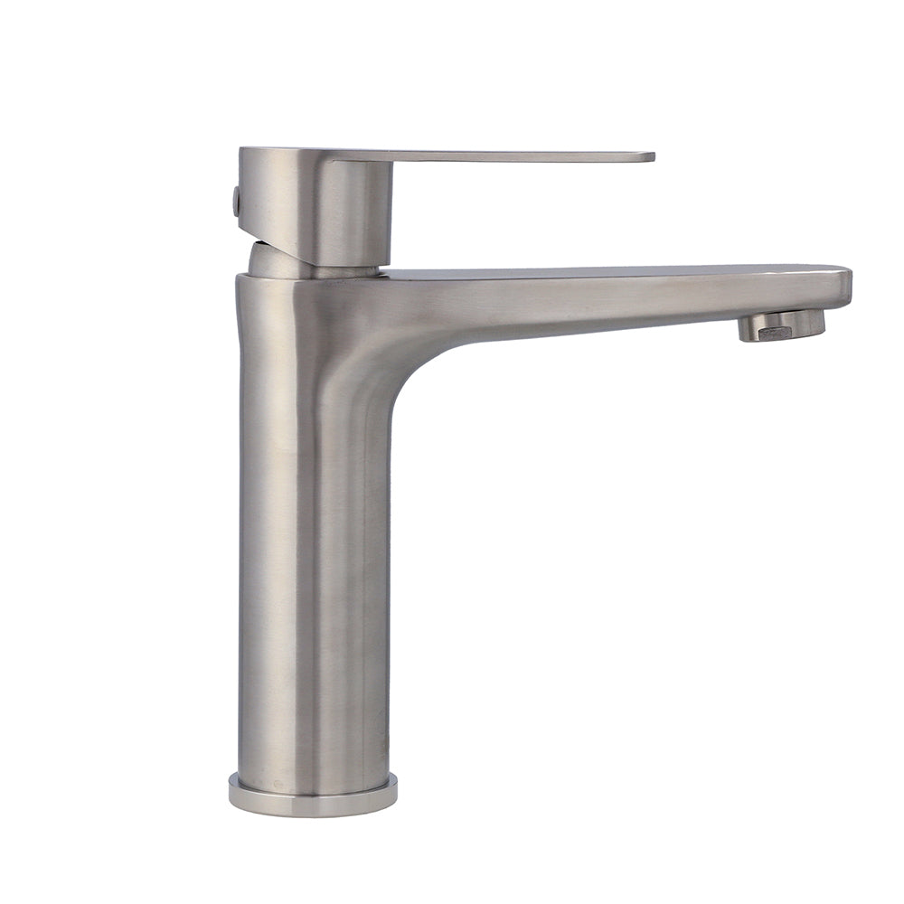 Monomando Lavamanos Verceli Inox Satinado