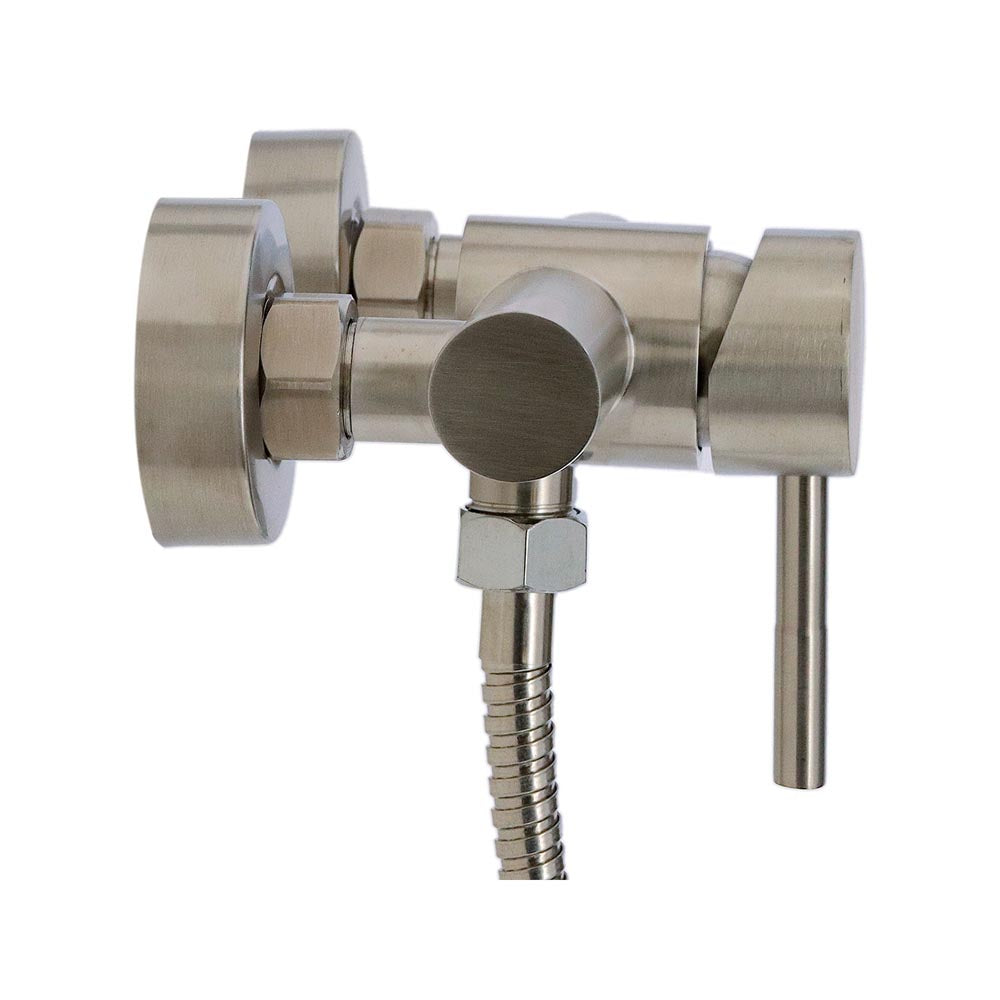 Monomando Ducha Nola Inox Satinado