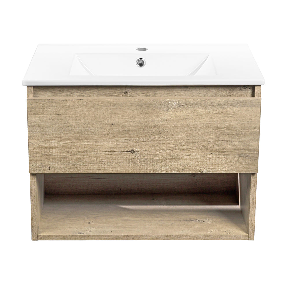 Mueble Vanitorio Belle Nogal + Cubierta 60x46x50 cm