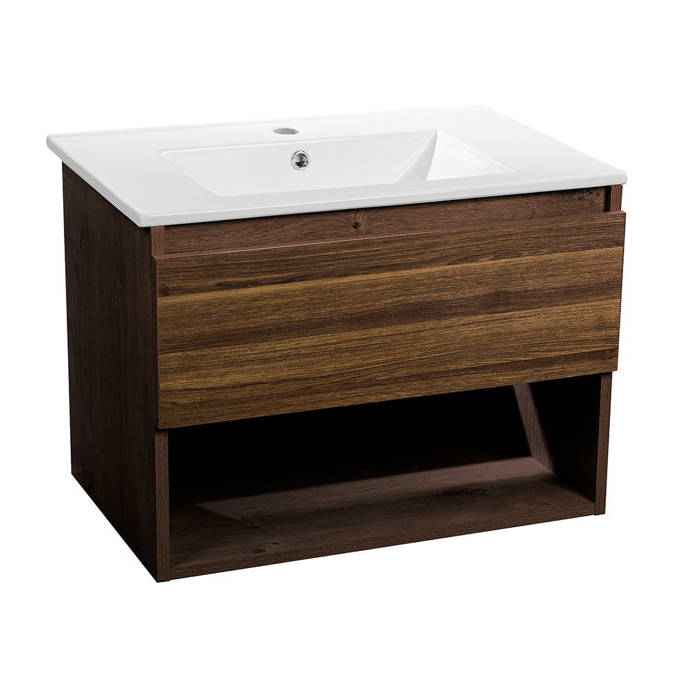 Mueble Vanitorio Belle Roble + Cubierta 70x46x50 cm