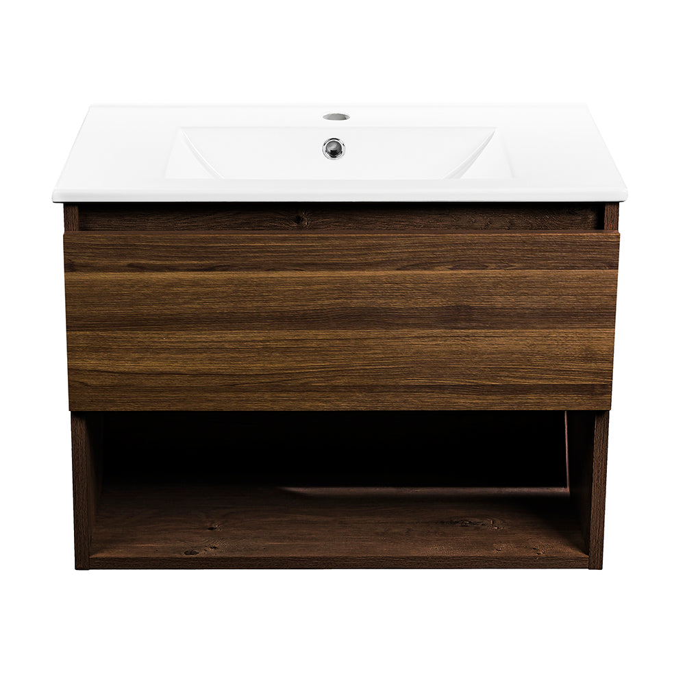 Mueble Vanitorio Belle Roble + Cubierta 70x46x50 cm