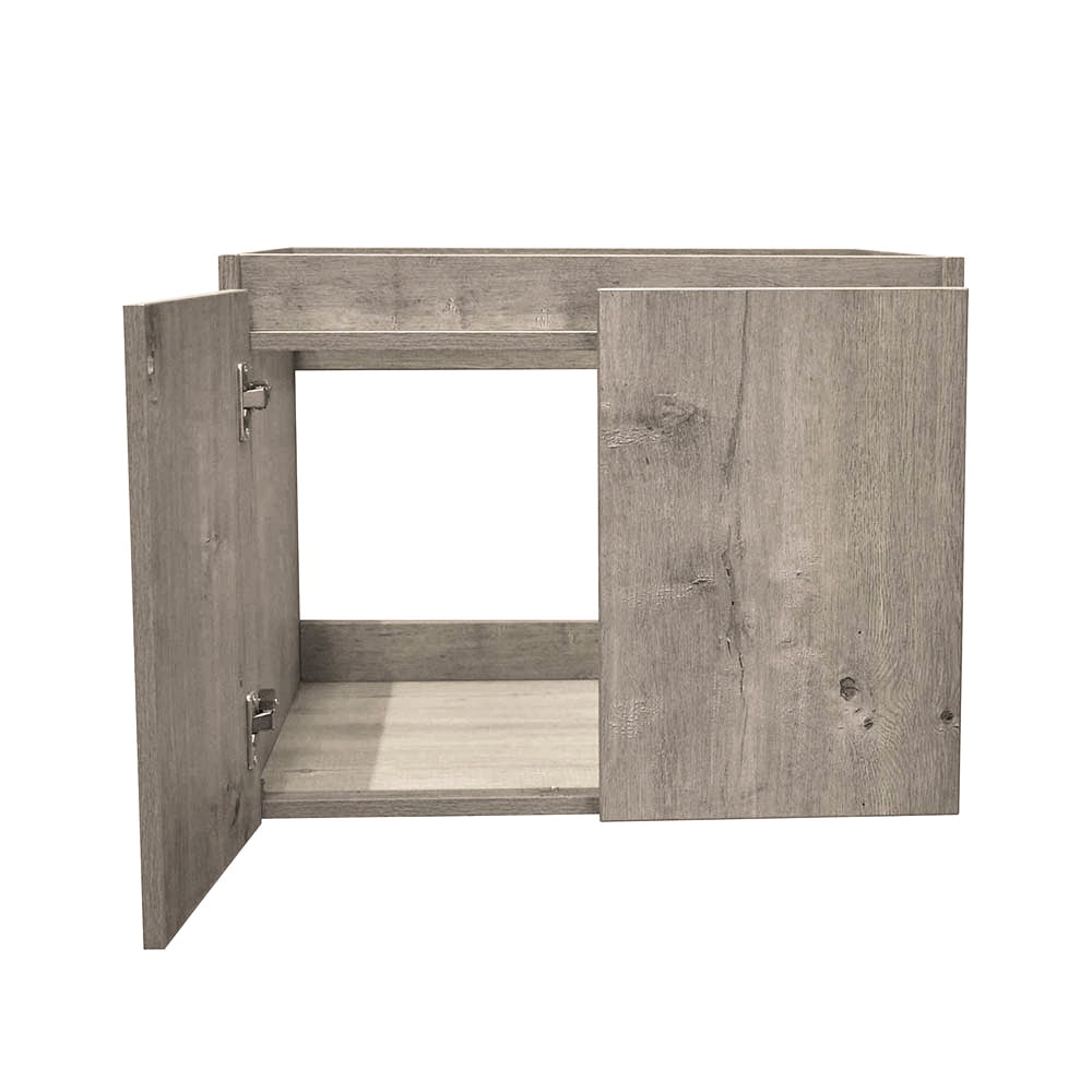 Mueble Baño Completo Ermes Sobre Cubierta Redondo 80x46cm Lenga
