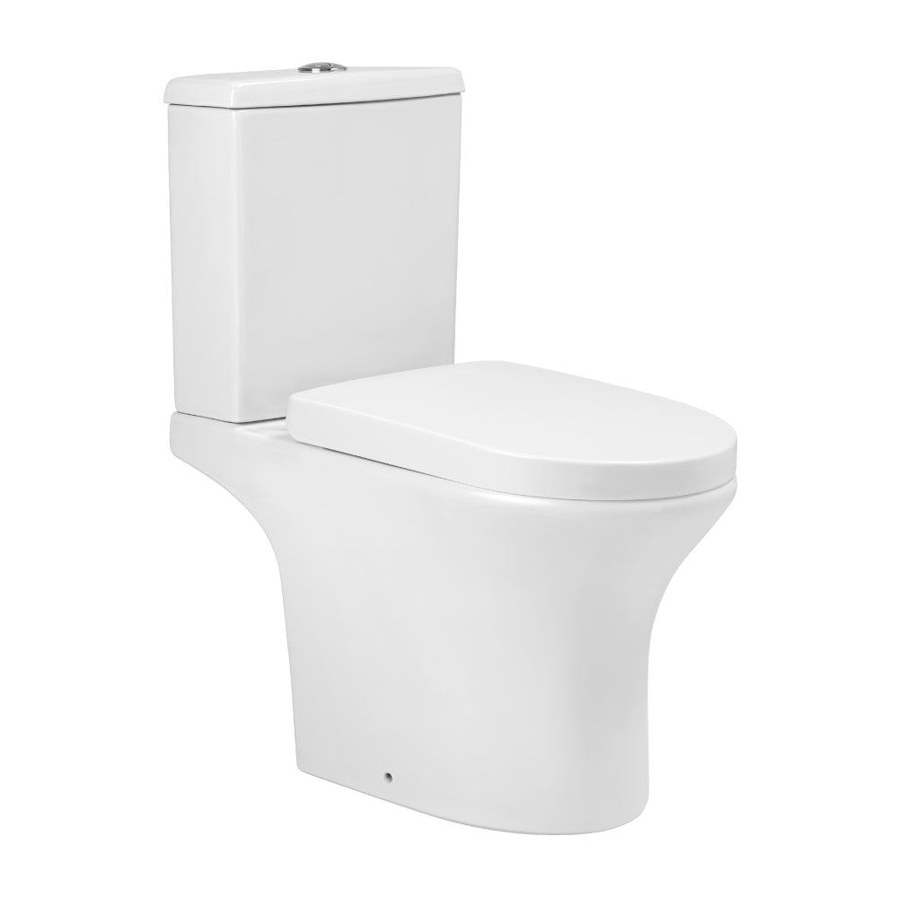 Sanitario Wc Two Piece New Atos 2 - Descarga a Piso 21 cm. (Vertical)
