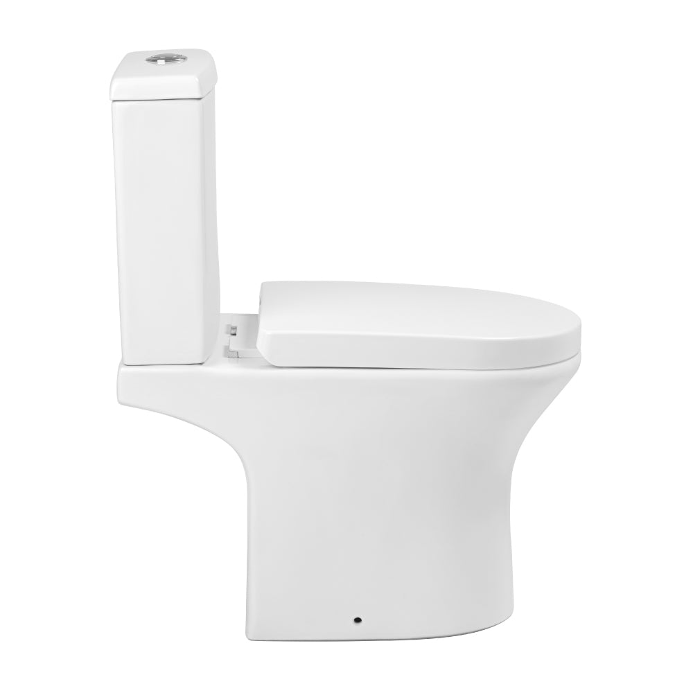 Sanitario Wc Two Piece New Atos 2 - Descarga a Piso 21 cm. (Vertical)