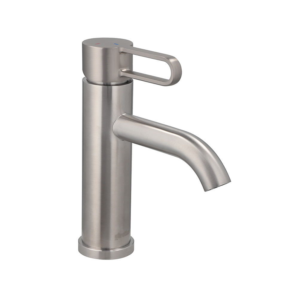 Monomando Lavamanos Rizzo Inox Satinado