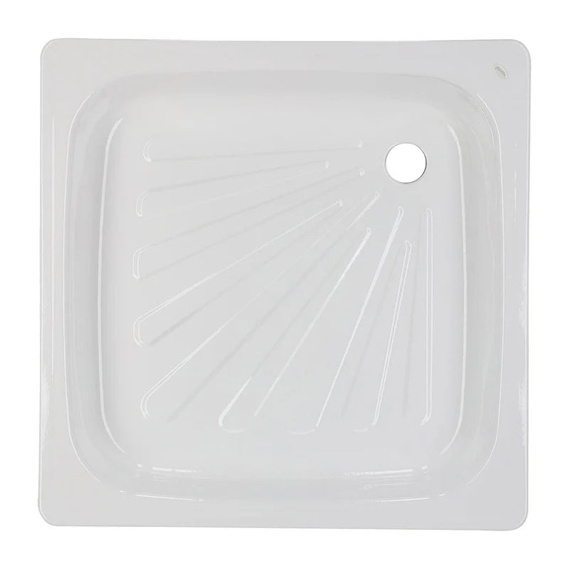 Receptáculo de Acero Esmaltado Atenas 80x80x15 cm sin Desagüe