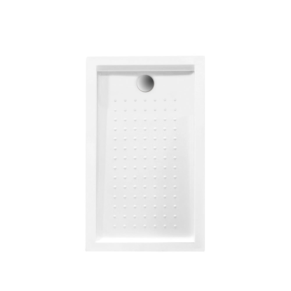 Receptáculo De Ducha Acrílico Con Desagüe 120x80x14 cm