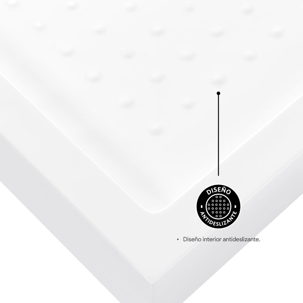 Receptáculo de Ducha Zeus 70x15 cm sin Desagüe