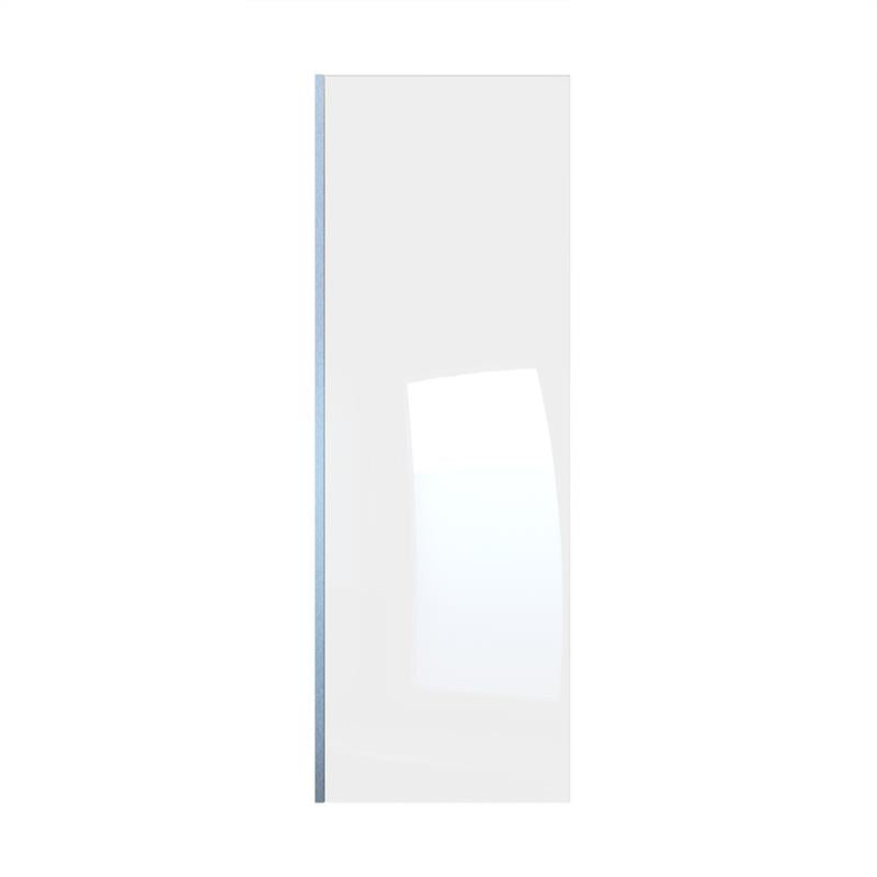 Mampara Fija Altura 185x100 cm Ajustable ±1 cm Cromado