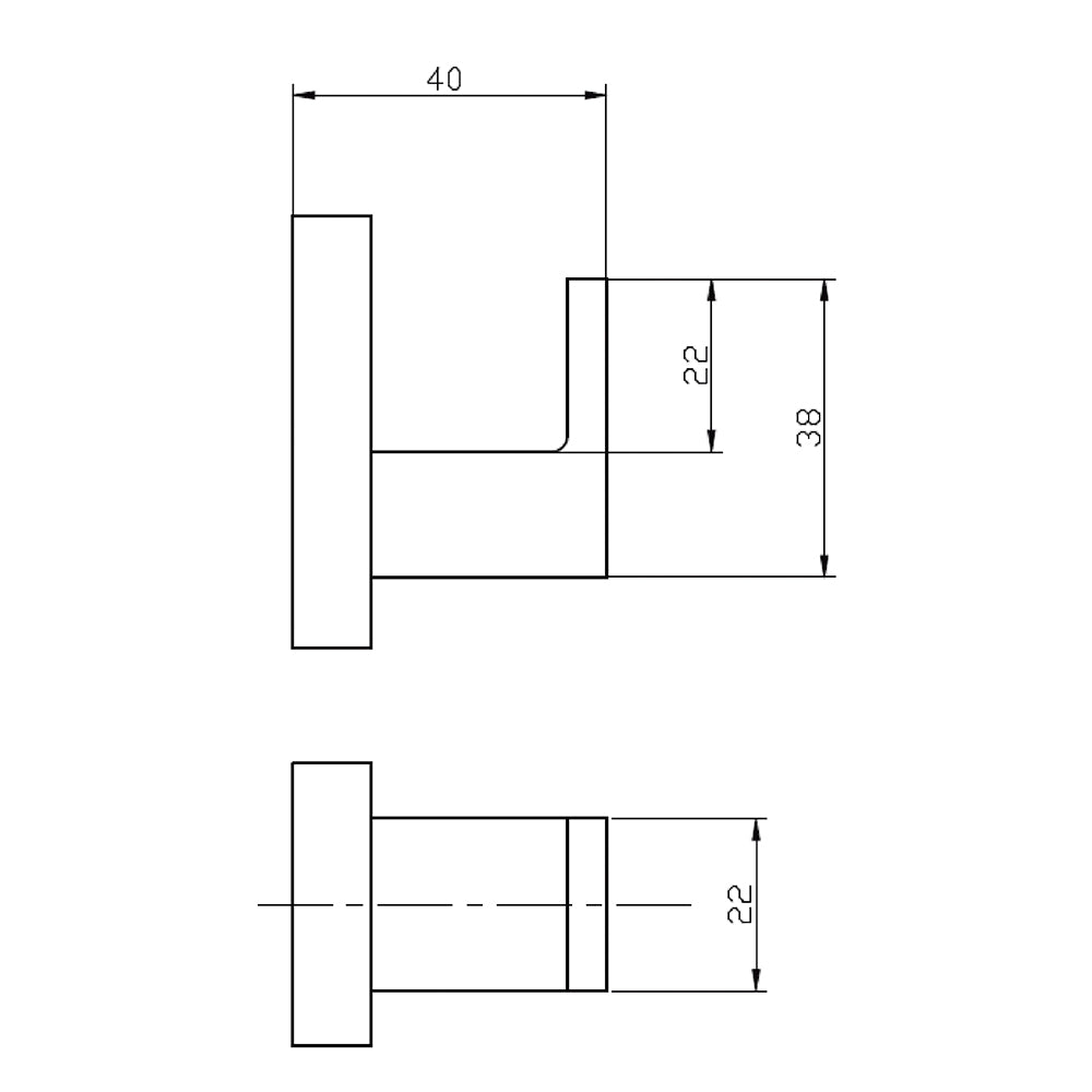 Percha Simple Toalla Taff