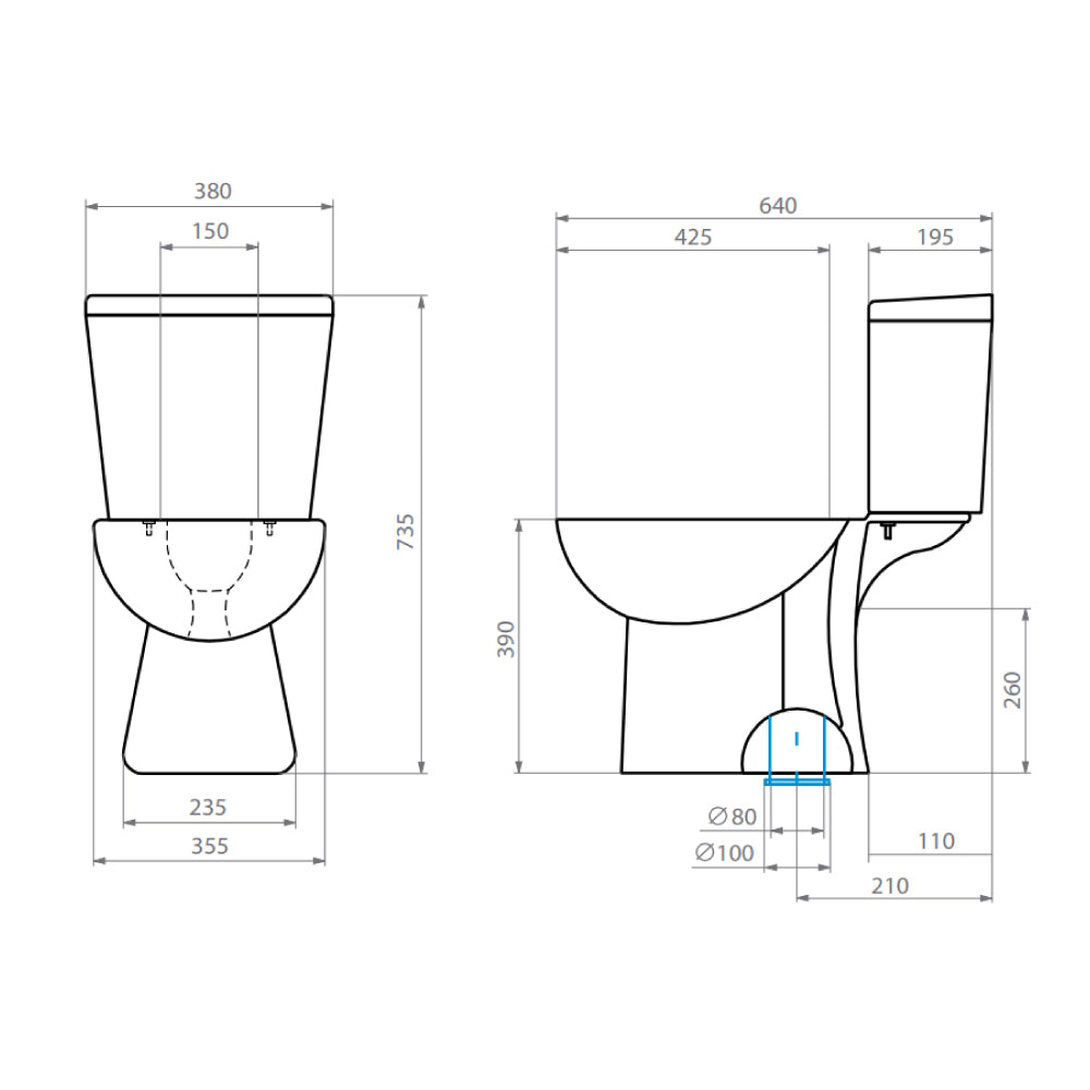 Sanitario Wc Completo Aura