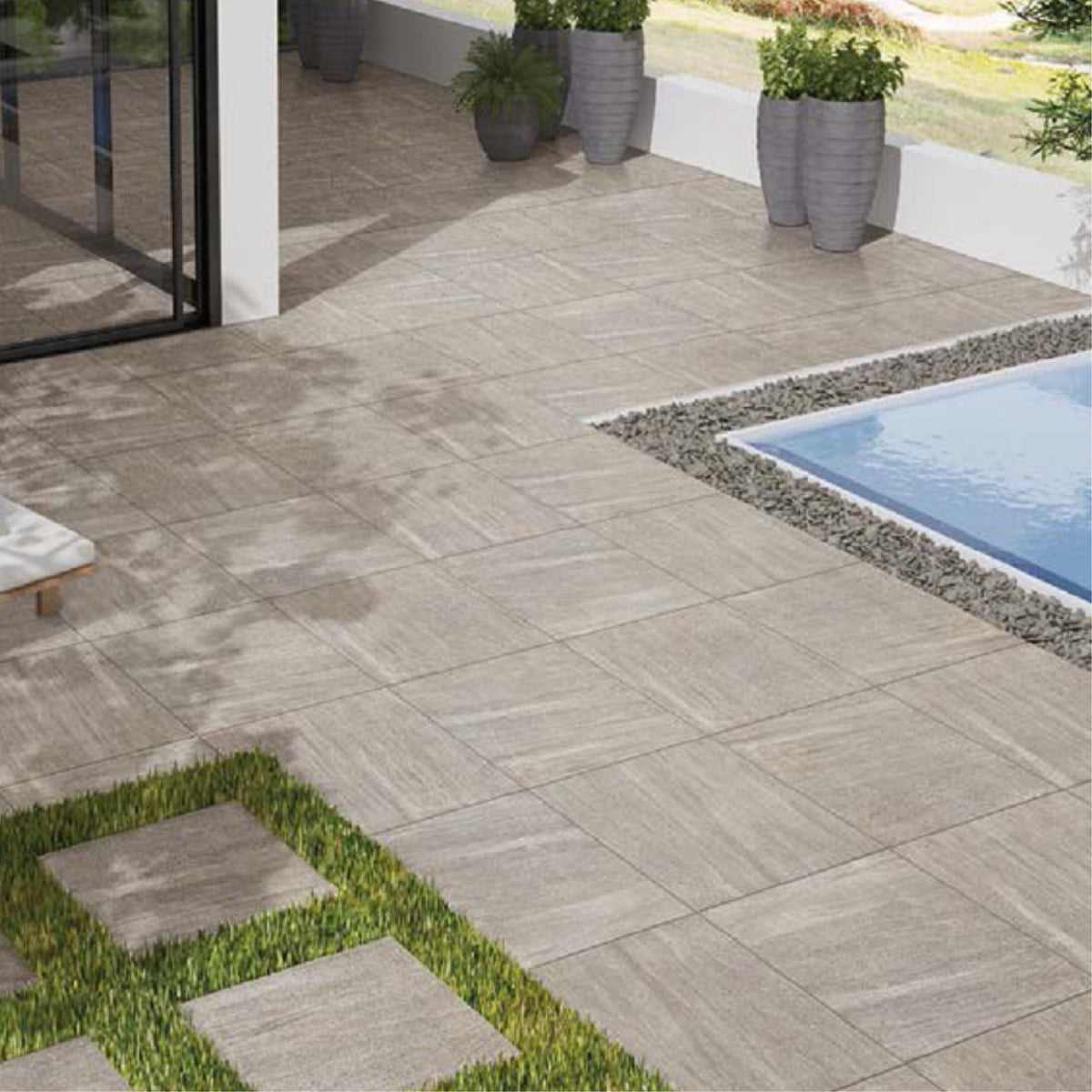 Gres - Bm-A6003 S-Stone Grey 60x60 Rectificado