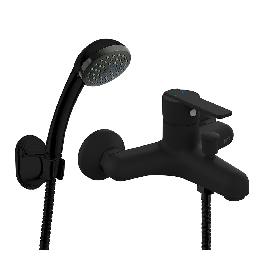 Monomando Tina Ducha Dallas Negro Mate