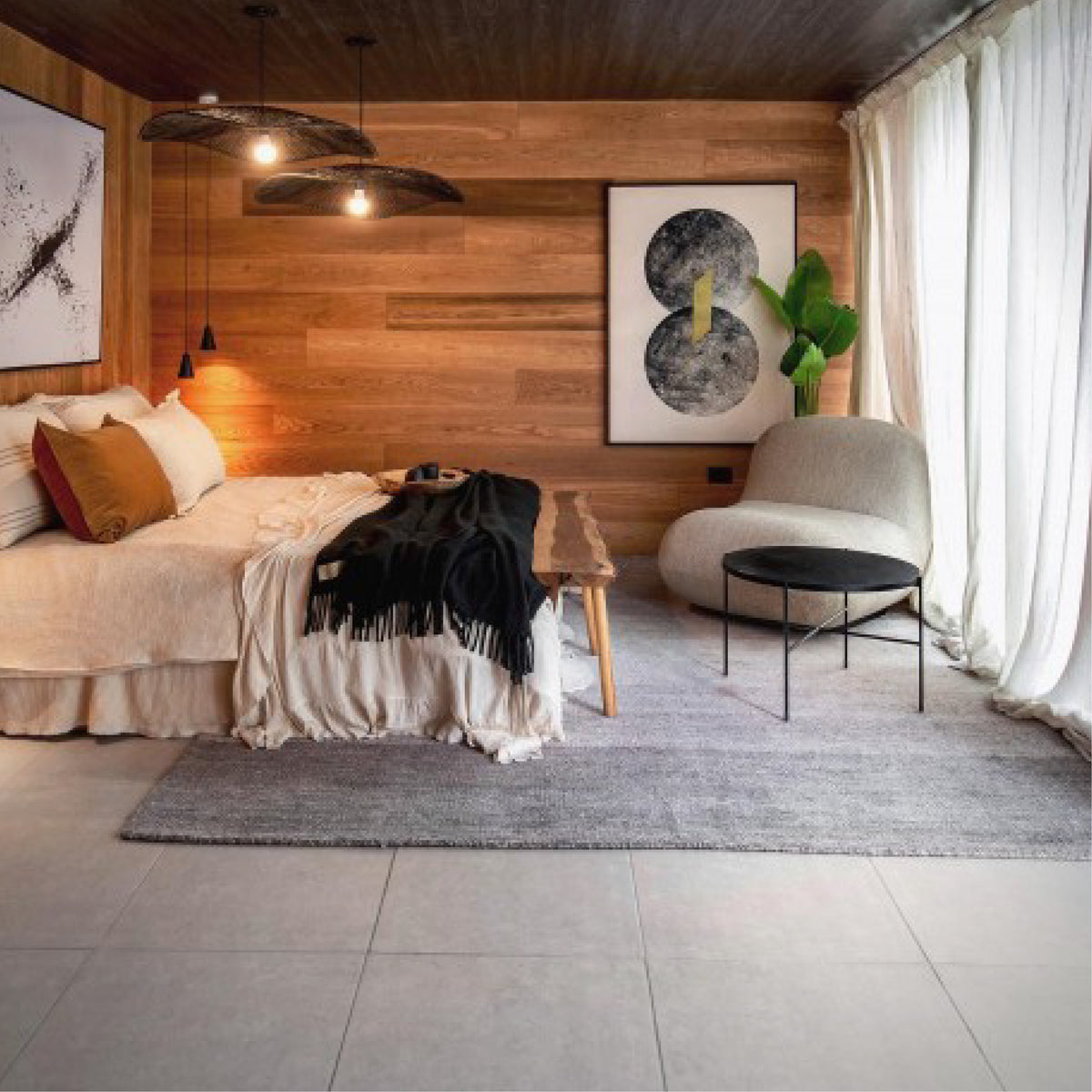 Cerámica Piso/Muro - California Gris Claro 7474 Mate 36x36