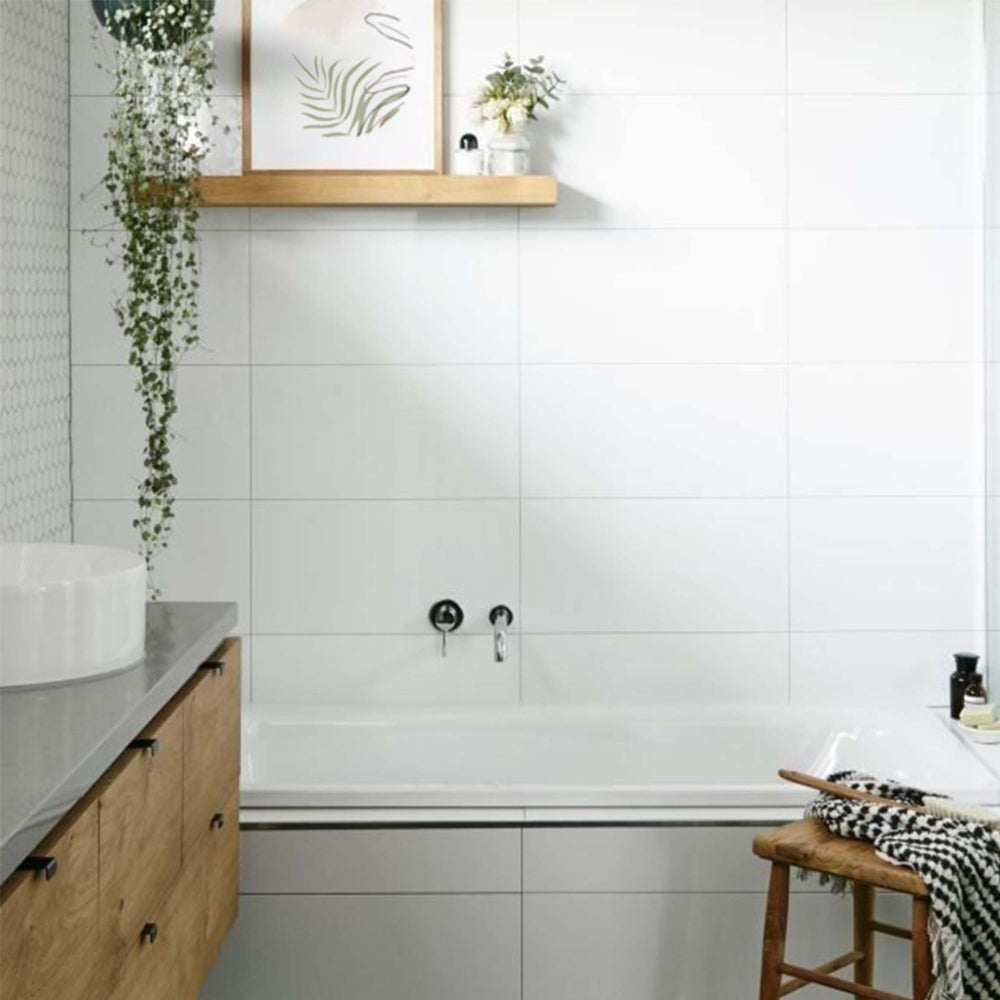 Cerámica Muro - White Frost Plus Mate Blanco 31x60