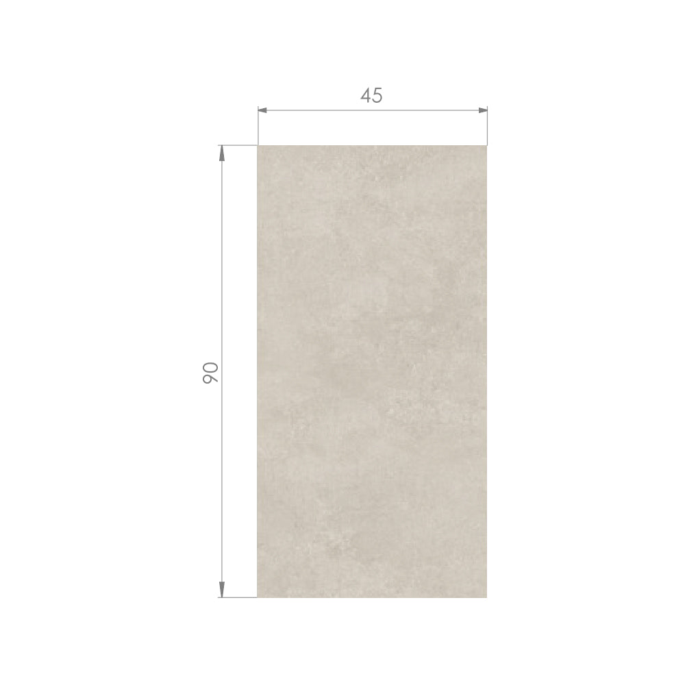 Porcelanato - Living Grey Mate 45x90 Rectificado