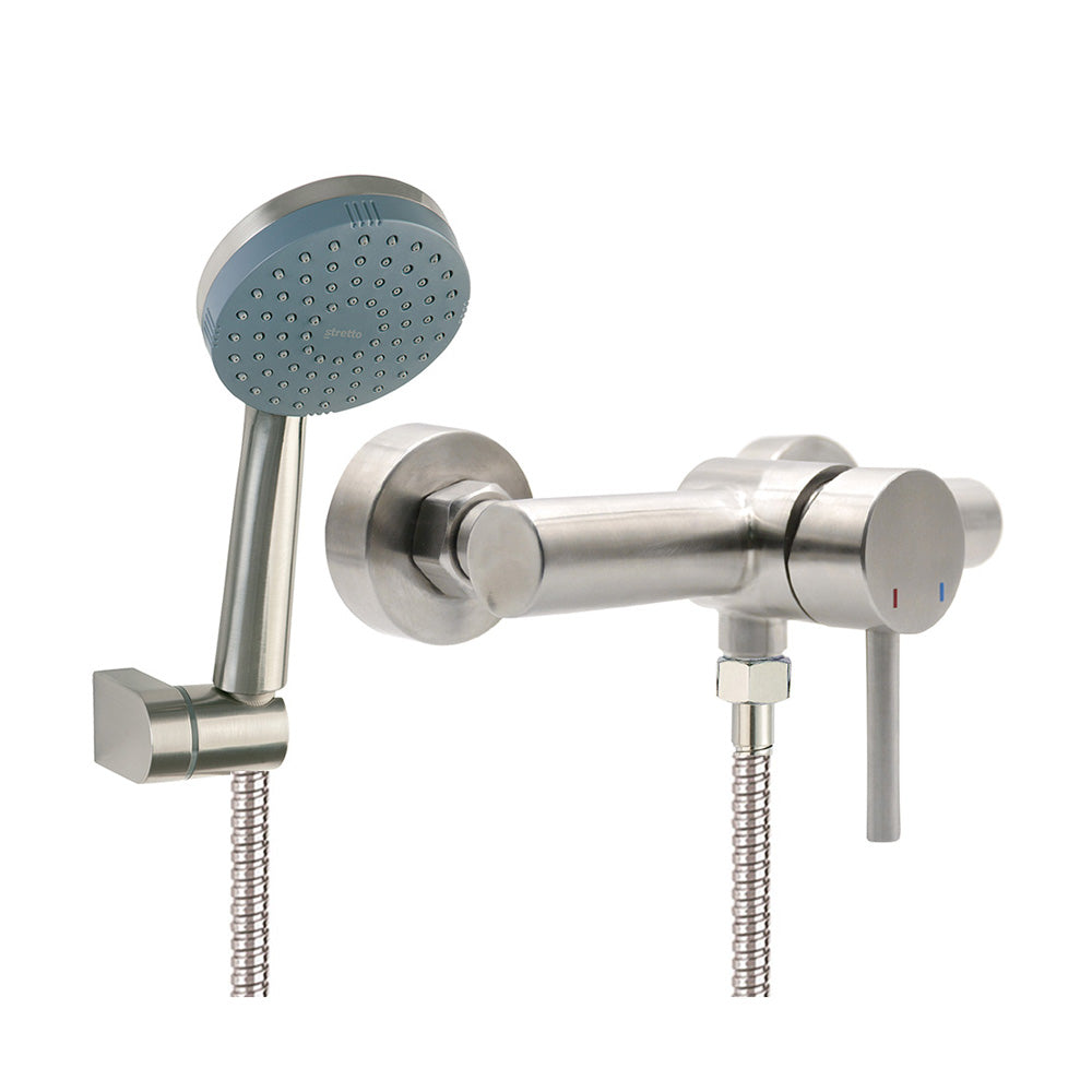 Columna de Ducha Venti Inox + Ducha Fiorenzo