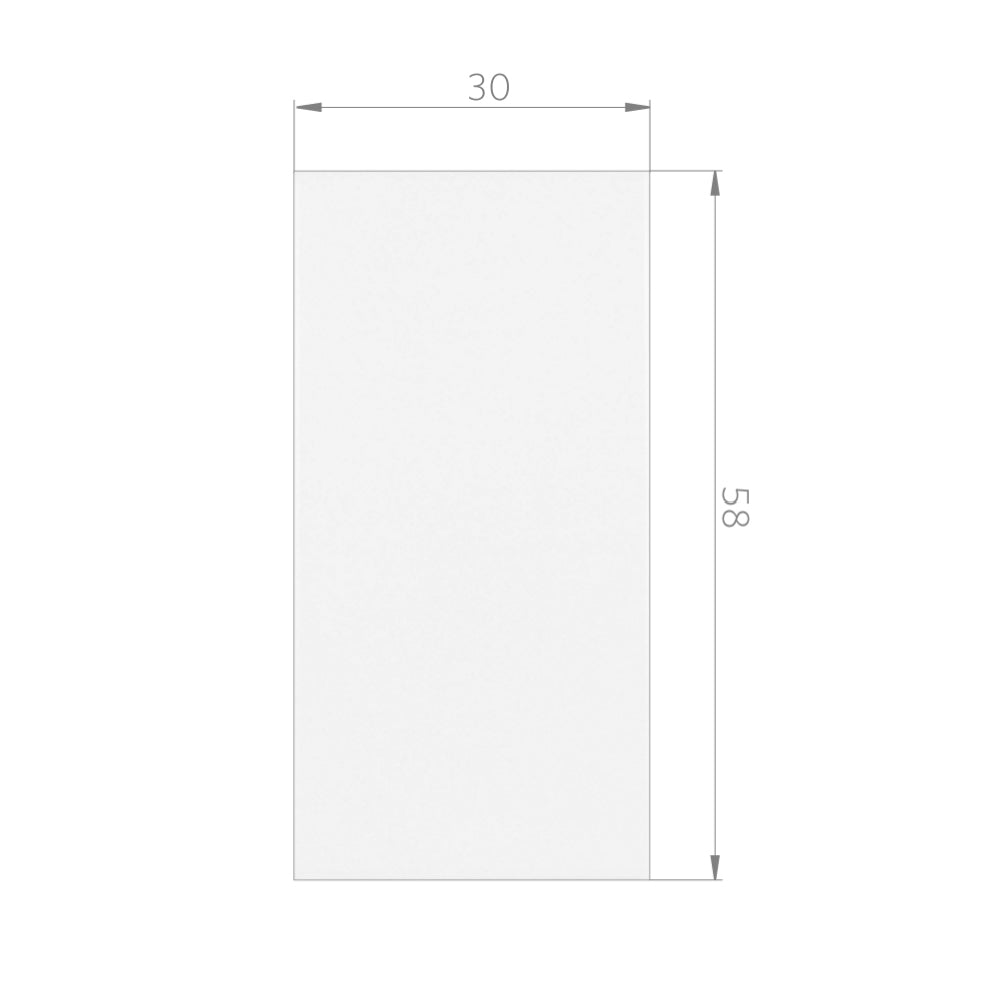 SALDO - T93C6 - WHITE MATE Ceramica Muro Blanco Acet. 30x58 RT
