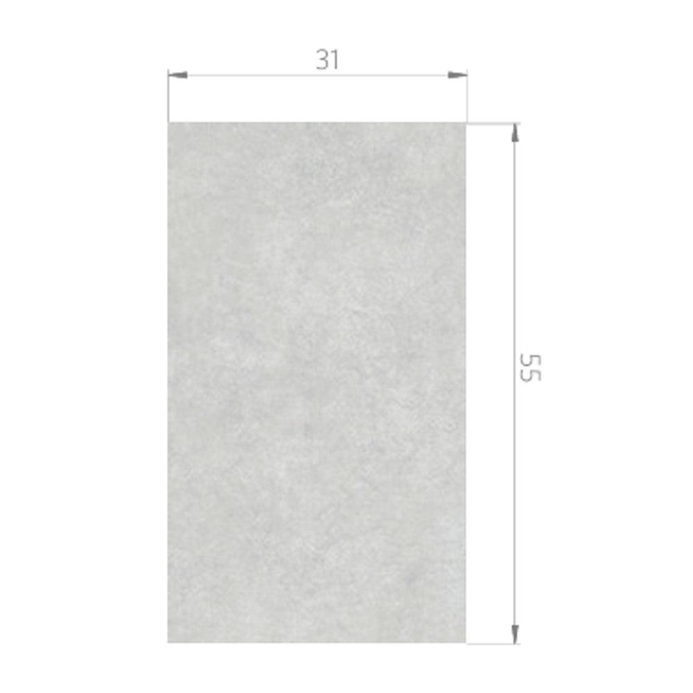 SALDO - T1C2 - R3162 ABSOLUTE CINZA Ceramica Piso Acetinado 31x55 RT