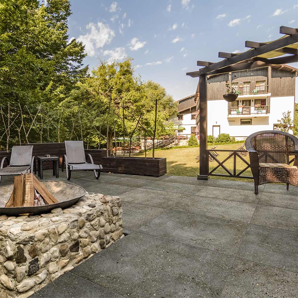 Gres - Beton Charcoal External Antideslizante 60x60 Rectificado