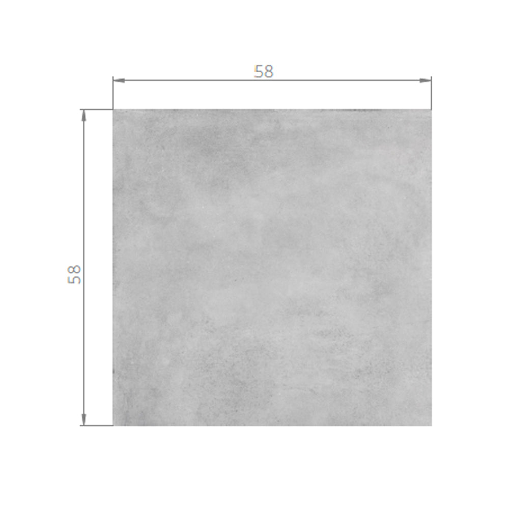 Porcelanato - Balance Cement Gris Acetinado 58x58 RT