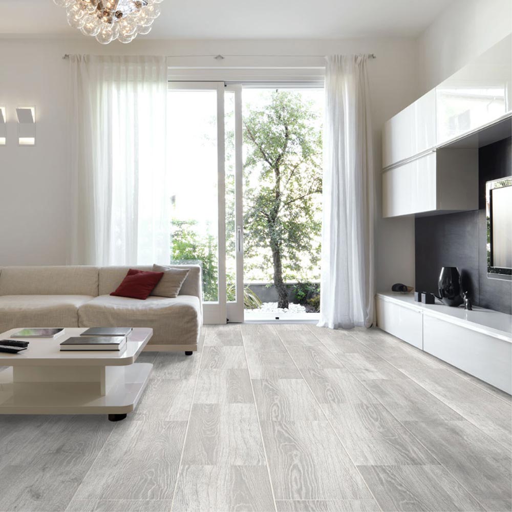 SALDO - T3ME02 - ISLANDIA GRIS ACT Porcelanato Acetinado 22x90 RT