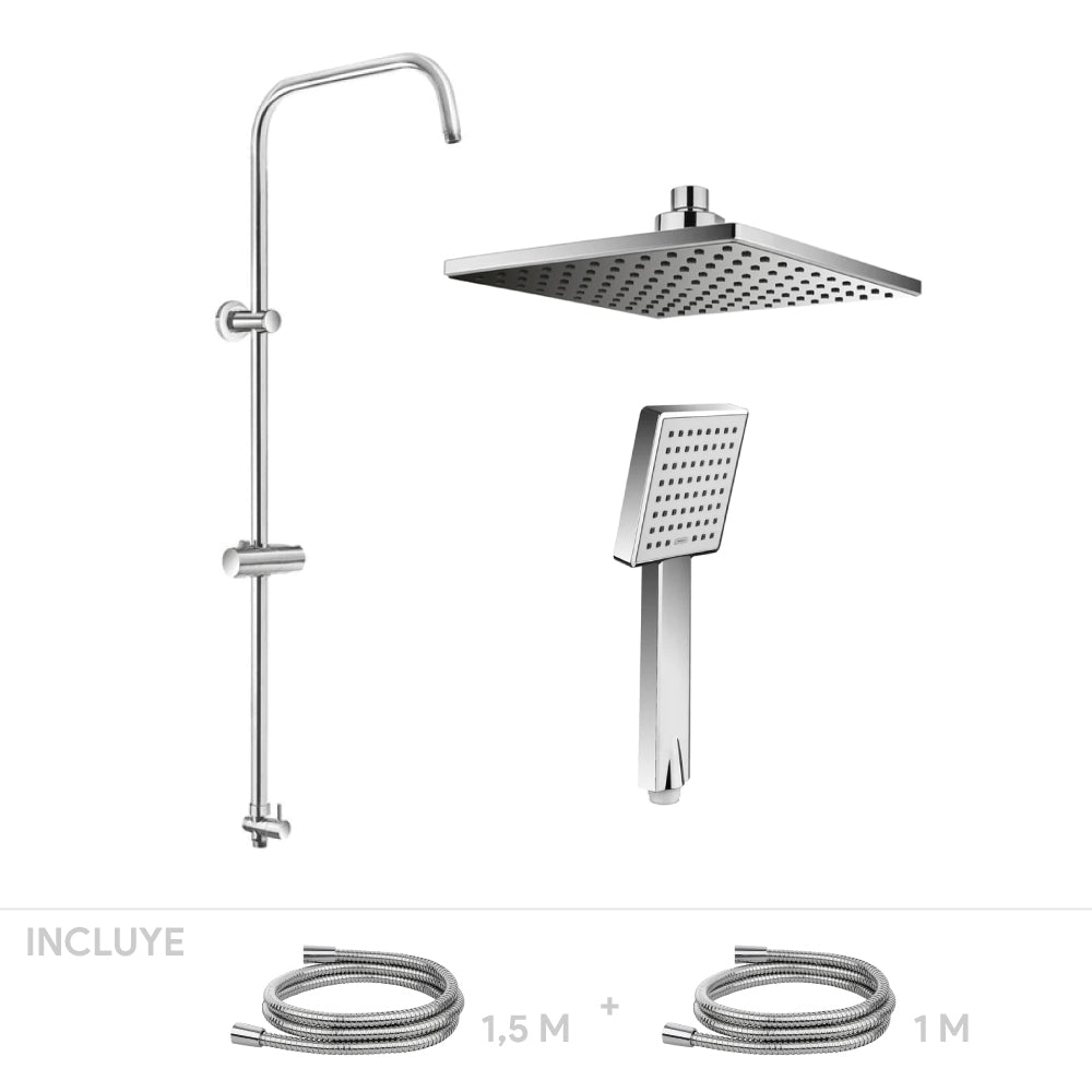 Pack Baño Ecléctico | Columna Ducha + Accesorios