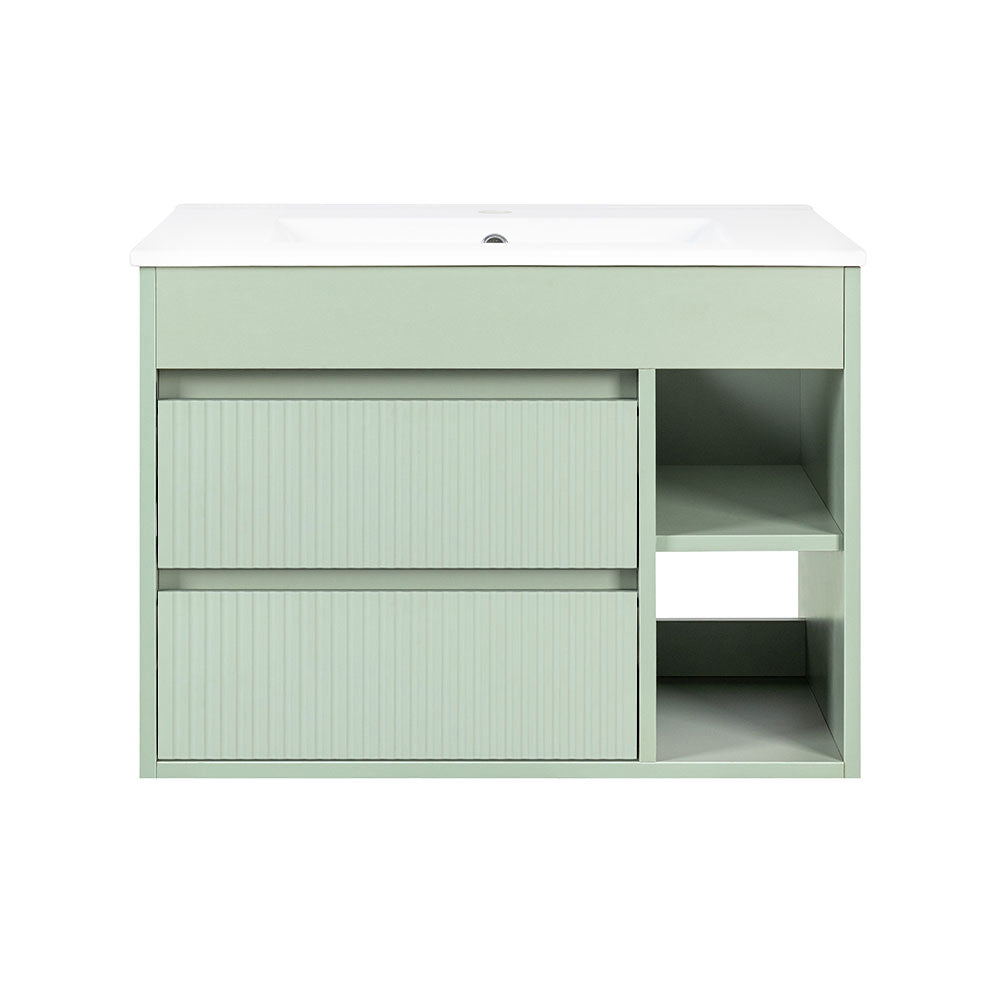 Pack Baño Trujillo | Mueble Vanitorio Sage Green + Espejo Led