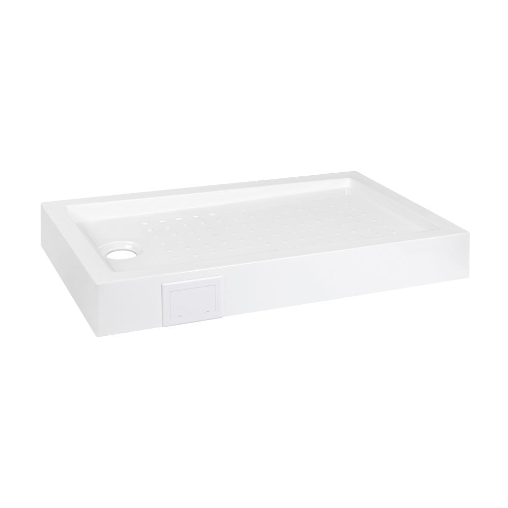 Pack Baño Villarta | Mampara + Receptáculo + Columna Ducha Cromo