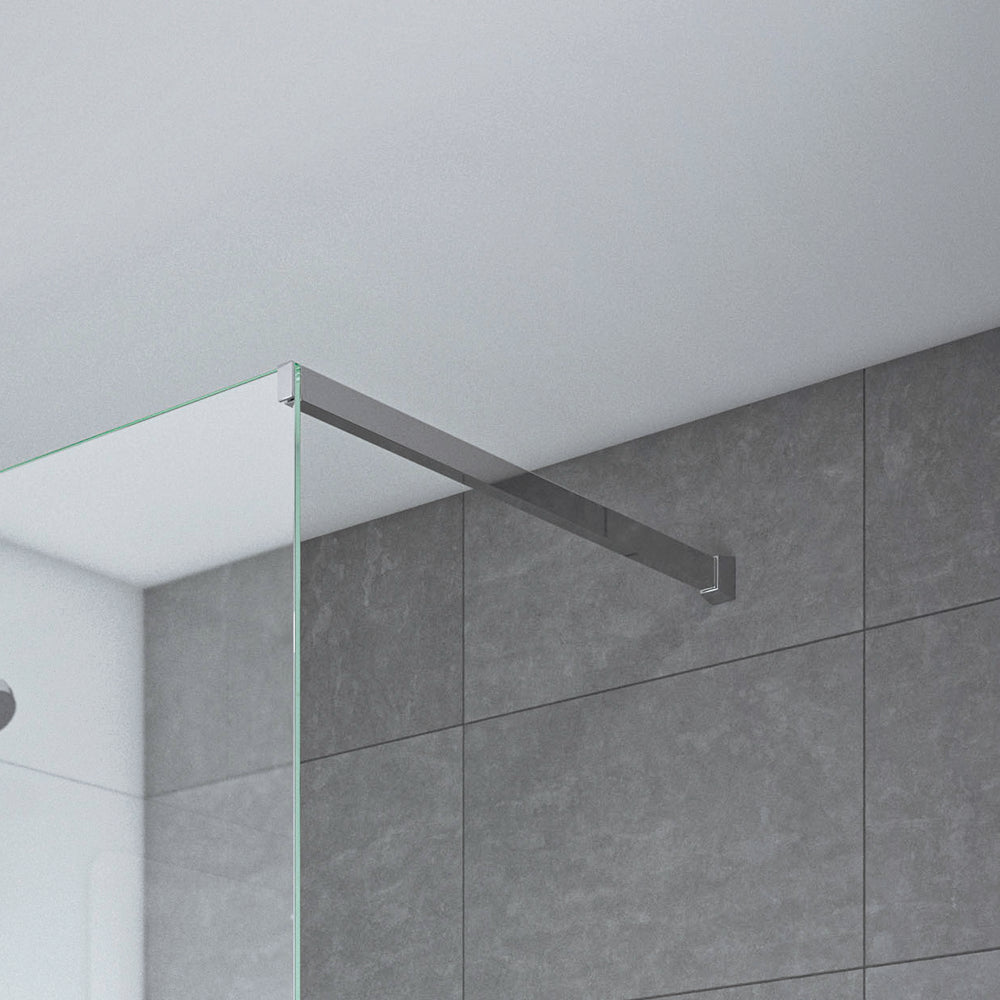Pack Baño Villarta | Mampara + Receptáculo + Columna Ducha Cromo