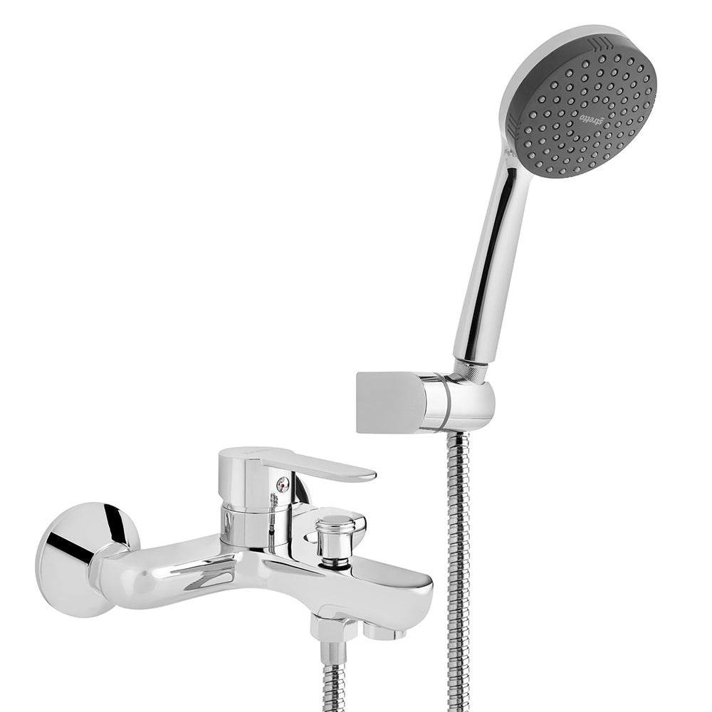 Monomando Tina Ducha Arona Negro Onyx