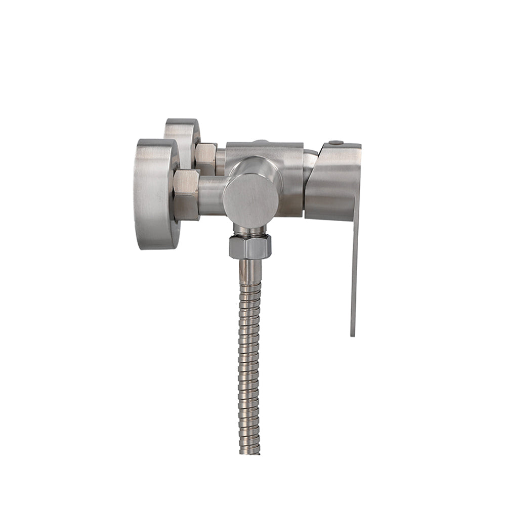 Monomando Ducha Verceli Inox Satinado