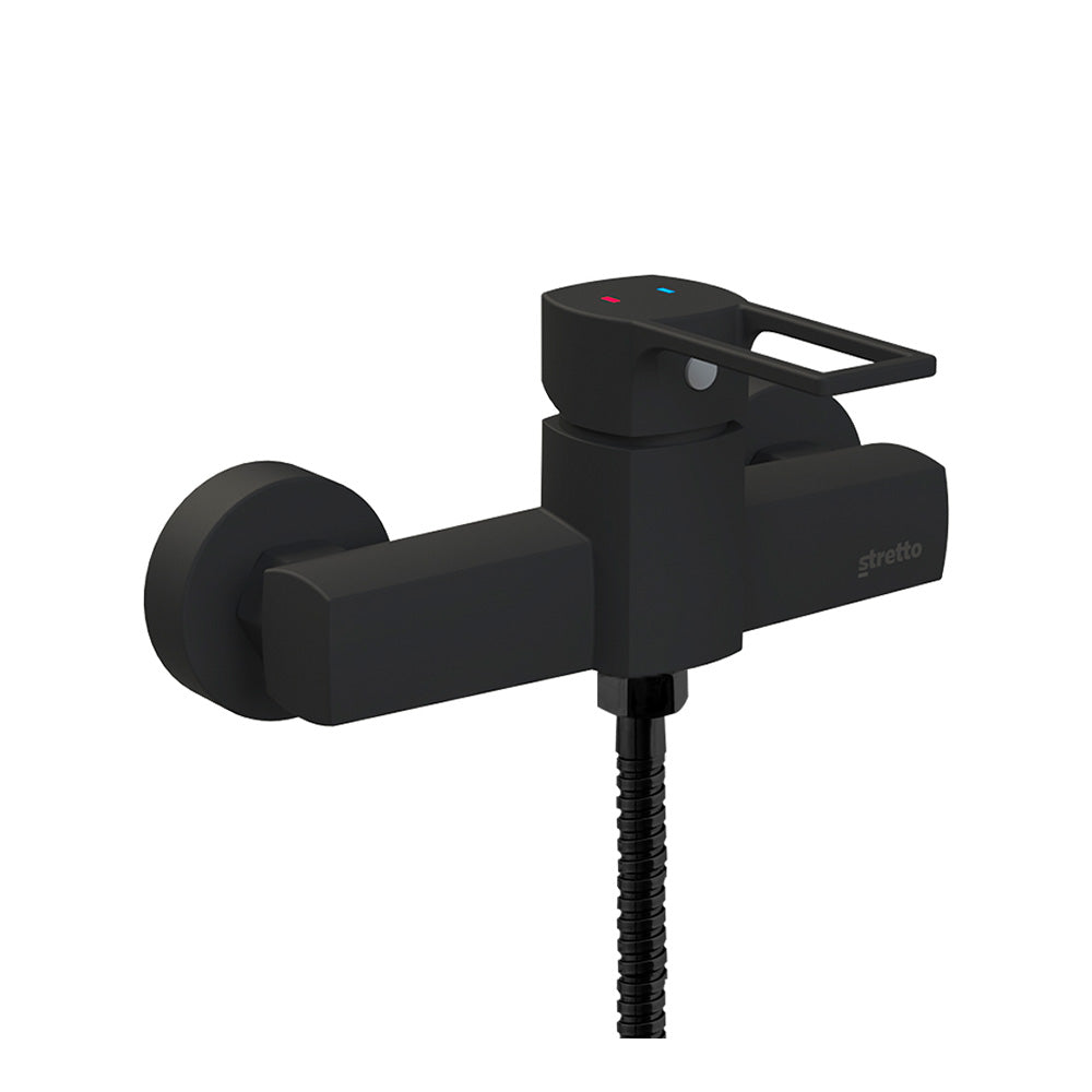 Monomando Ducha Alatri Negro Mate