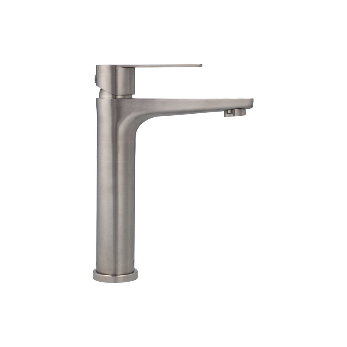 Monomando Lavamanos Alto Verceli Inox Satinado