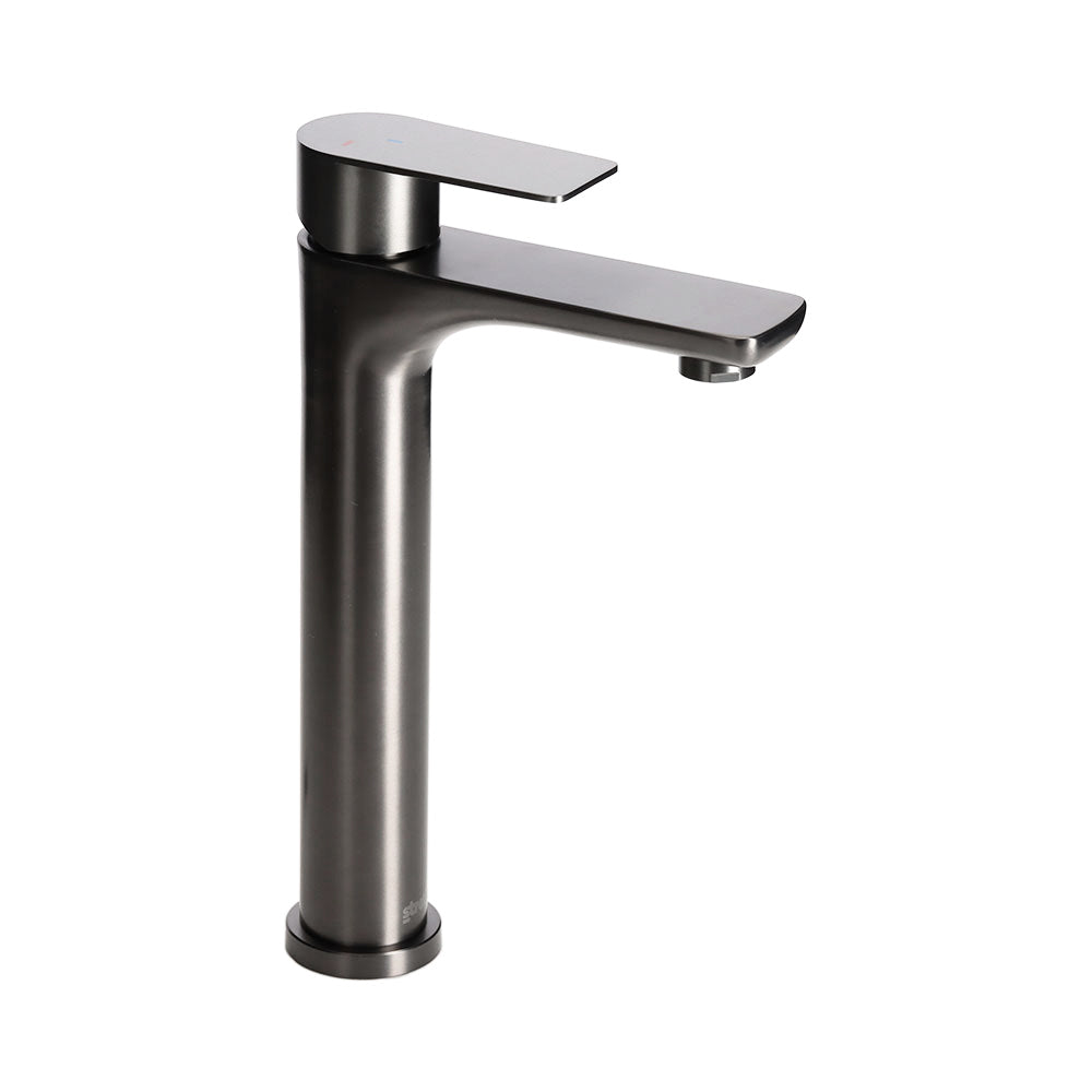 Monomando Lavamanos Alto High Bruna Grafito Austral