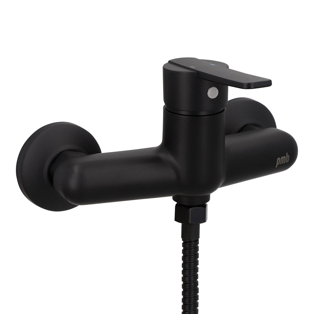 Monomando Ducha Dallas Negro Mate