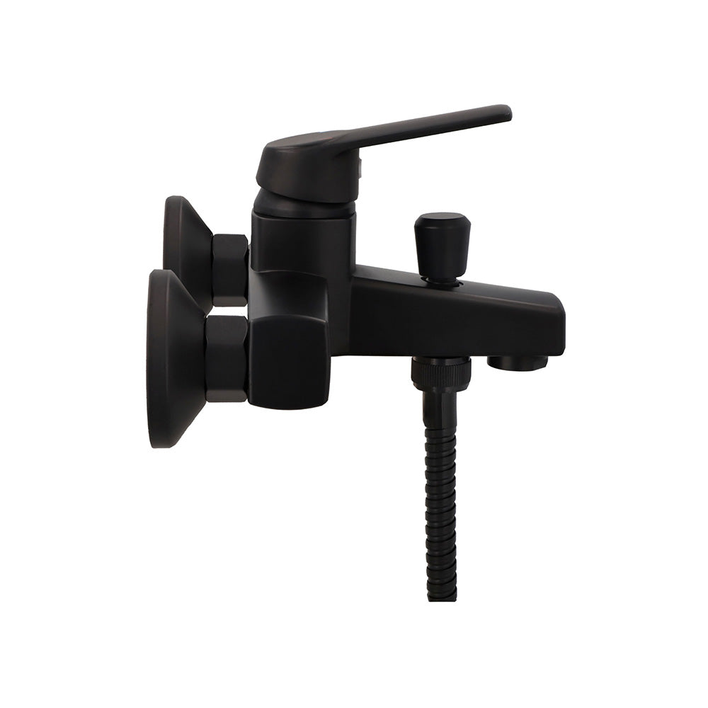 Monomando Tina Ducha Módena Eco Negro Mate