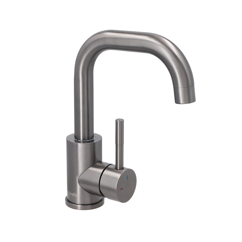 Monomando Lavamanos Novara Grafito Austral