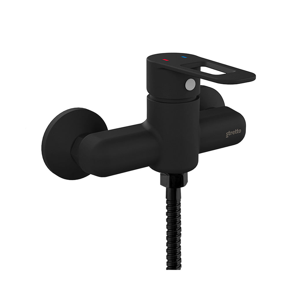 Monomando Ducha Verona Negro Mate