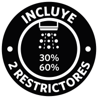 Incluye 2 Restrictores